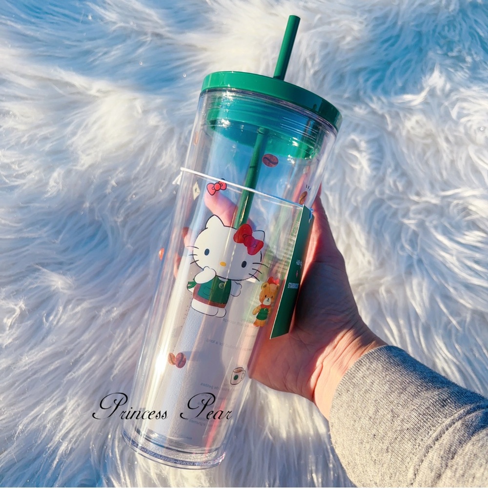 2025 Starbucks x Hello Kitty Sanrio Limited Edition Cold Cup Tumbler 24oz NWT